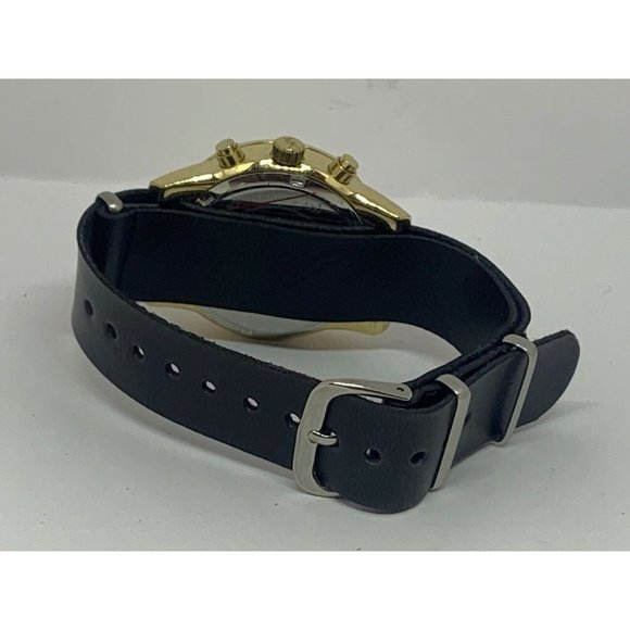 Michael Kors MK6328 Women Black Leather Analog Gol main image 4